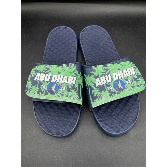🔥 Minnesota Timberwolves Anthony Edwards Abu Dhabi 2023 iSlide Shoes 🔥 - Picture 3 of 10